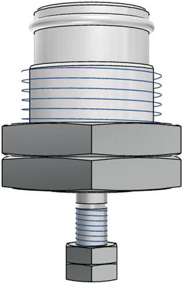 Alt view image 2 of 6 - FESTO EGZ-16-10 Screw-In Cylinder 15040 Stroke 10 mm