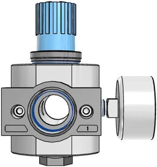 Alt view image 4 of 6 - FESTO LR-1-D-MAXI Pressure Regulator 159627 IP65