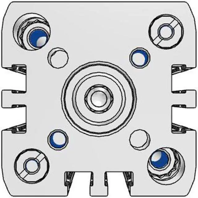 Alt view image 3 of 5 - FESTO ADNGF-32-40-P-A Compact Cylinder 554244 Stroke 40 mm