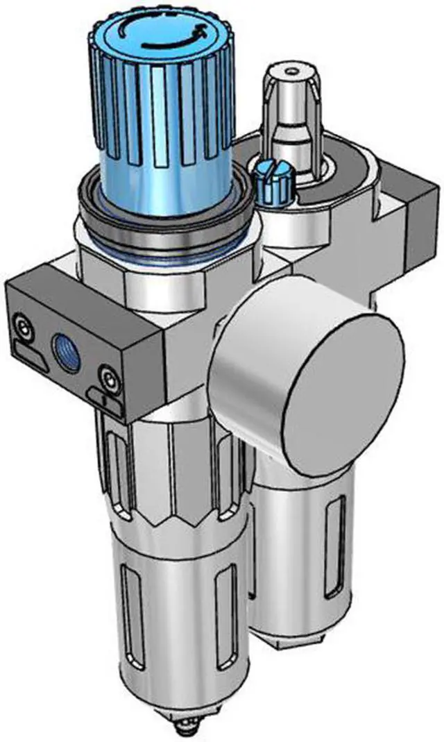 Alt view image 5 of 6 - FESTO FRC-1/8-D-MINI Service Unit 159604 G1/8 22cm3