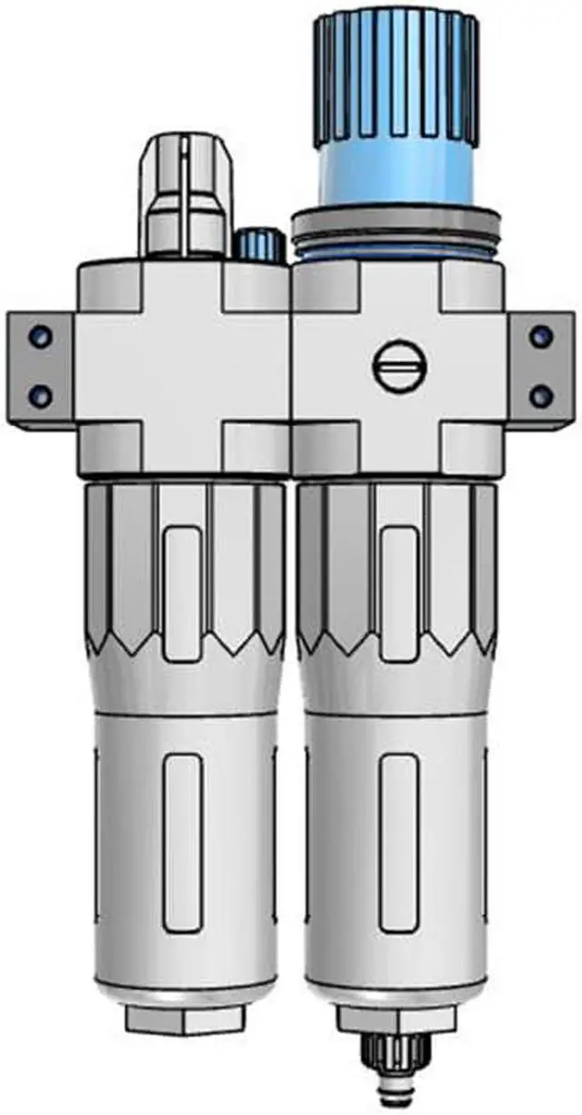 Alt view image 3 of 6 - FESTO FRC-1/4-D-MINI Service Unit 159605 22 cm3 40 µm