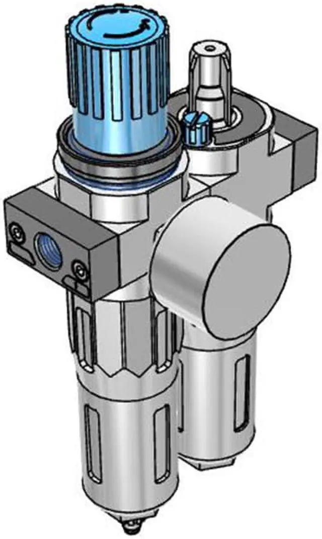 Alt view image 4 of 6 - FESTO FRC-1/4-D-MINI Service Unit 159605 22 cm3 40 µm