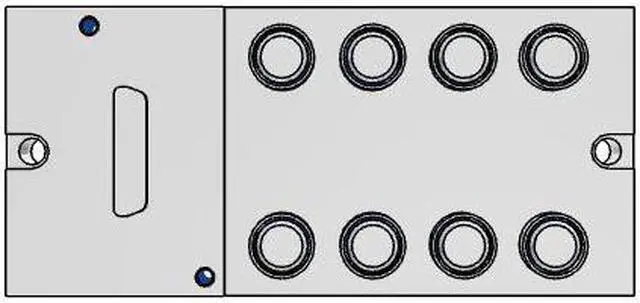 Alt view image 3 of 6 - FESTO MPV-E/A08-M8 Multi-Pin Distributor 177669