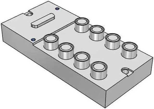 Alt view image 5 of 6 - FESTO MPV-E/A08-M8 Multi-Pin Distributor 177669