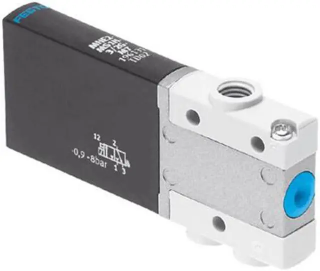 Main image of FESTO MHE2-MS1H-3/2O-M7 Solenoid valve 196151 Width 10 mm