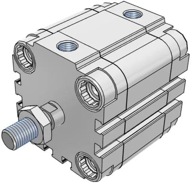 Alt view image 5 of 6 - FESTO ADVU-40-15-A-P-A Compact Cylinder 156628 Stroke 15 mm