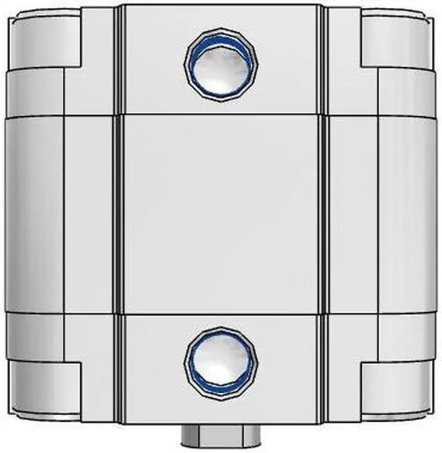 Alt view image 5 of 6 - FESTO ADVU-40-10-P-A Compact Cylinder 156541 Stroke 10 mm