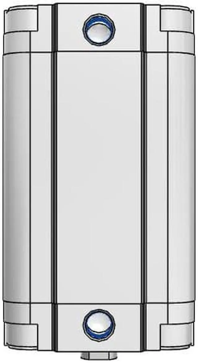 Alt view image 4 of 6 - FESTO ADVU-40-60-P-A Compact Cylinder 156548 Stroke 60 mm