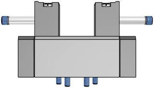 Alt view image 4 of 7 - FESTO MFH-5/3G-D-1-C Solenoid Valve 150982 Width 42 mm