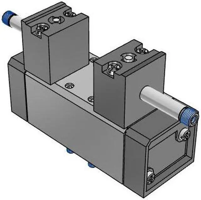 Alt view image 5 of 7 - FESTO MFH-5/3G-D-1-C Solenoid Valve 150982 Width 42 mm
