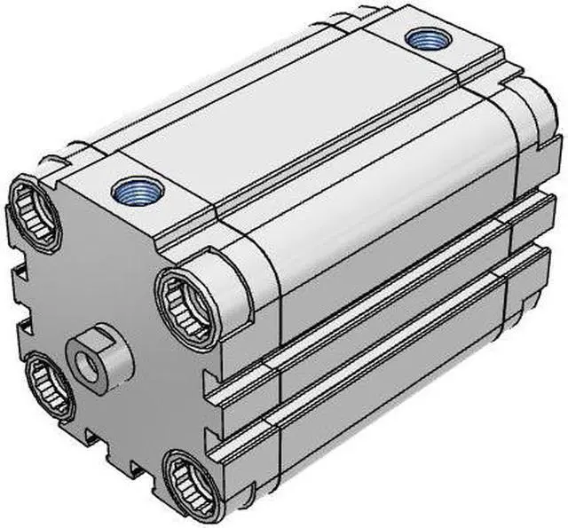 Alt view image 4 of 6 - FESTO ADVU-40-50-P-A Compact Cylinder 156547 Stroke 50 mm