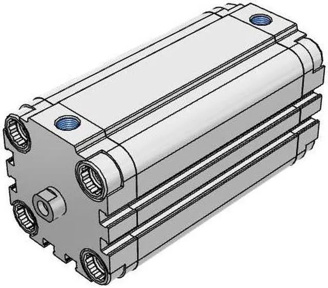 Alt view image 5 of 6 - FESTO ADVU-40-80-P-A Compact Cylinder 156549 Stroke 80 mm