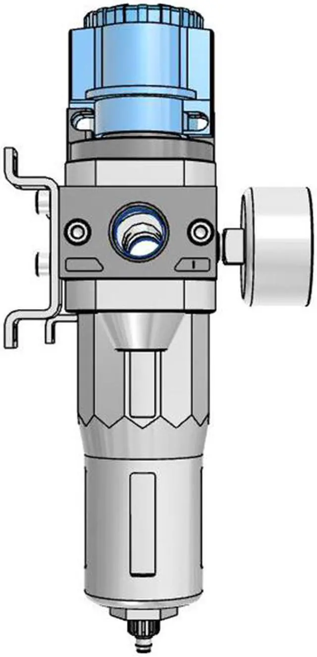 Alt view image 2 of 6 - FESTO LFR-1/2-D-MIDI-KB Service Unit Combination 185727 Series D