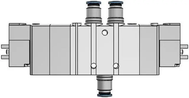 Alt view image 5 of 7 - FESTO CPE14-M1BH-5/3B-QS-6 Solenoid Valve 196895 Width 14 mm