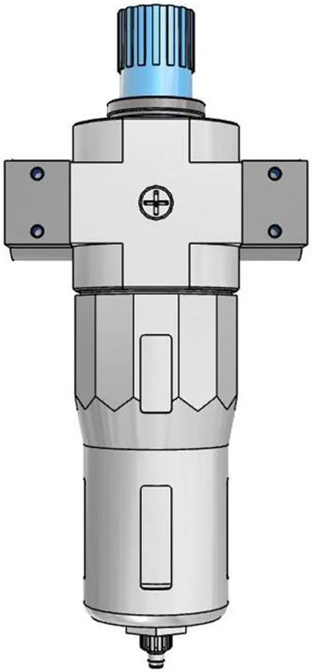 Alt view image 2 of 6 - FESTO LFR-1-D-5M-MAXI Filter Regulator 162725 80 cm3