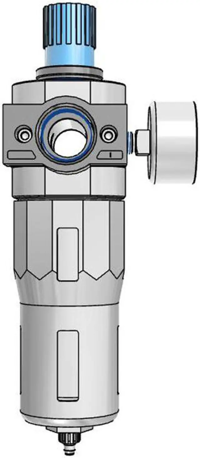 Alt view image 3 of 6 - FESTO LFR-1-D-5M-MAXI Filter Regulator 162725 80 cm3