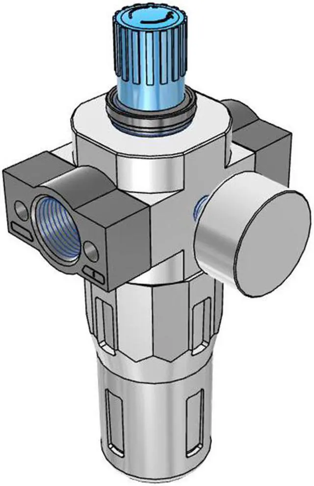Alt view image 4 of 6 - FESTO LFR-1-D-5M-MAXI Filter Regulator 162725 80 cm3