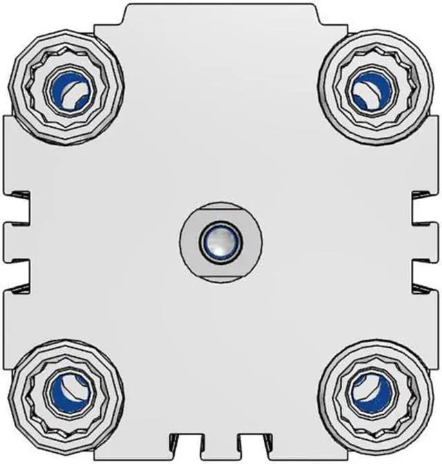 Alt view image 3 of 6 - FESTO ADVU-63-30-P-A Compact Cylinder 156563 Stroke 30 mm
