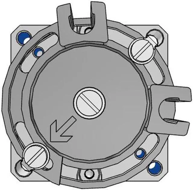 Alt view image 5 of 6 - FESTO DSM-6-180-P-A Semi-Rotary Actuator 173196 Size 6