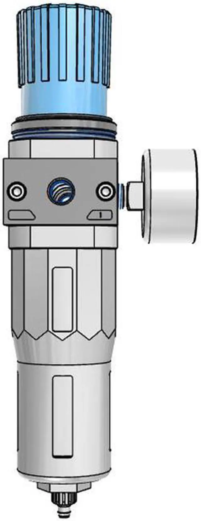 Alt view image 2 of 6 - FESTO FRC-1/4-D-MIDI Service Unit 186497 Series D