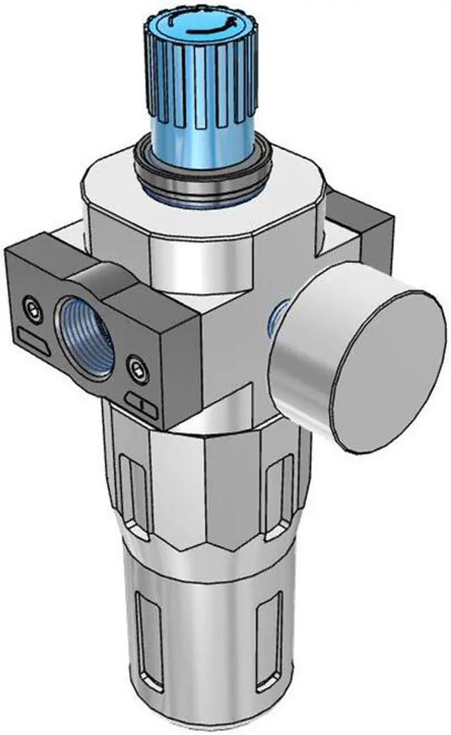 Alt view image 2 of 6 - FESTO LFR-3/4-D-MAXI Filter Regulator 159632 Series D