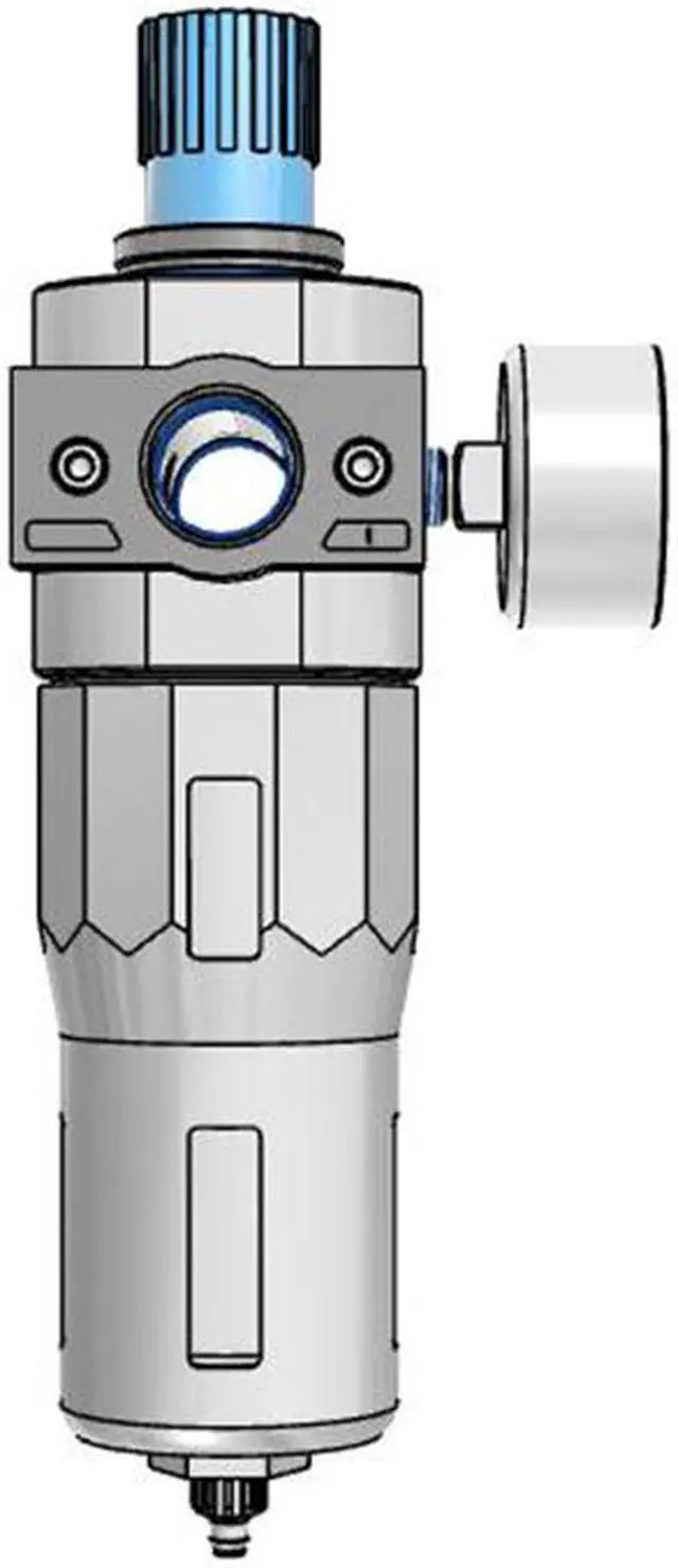 Alt view image 4 of 6 - FESTO LFR-3/4-D-MAXI Filter Regulator 159632 Series D