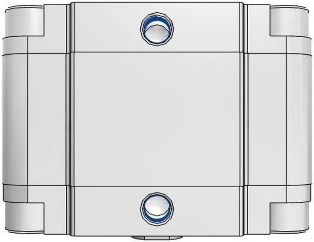 Alt view image 3 of 6 - FESTO ADVU-100-25-P-A Compact Cylinder 156580 Stroke 25 mm