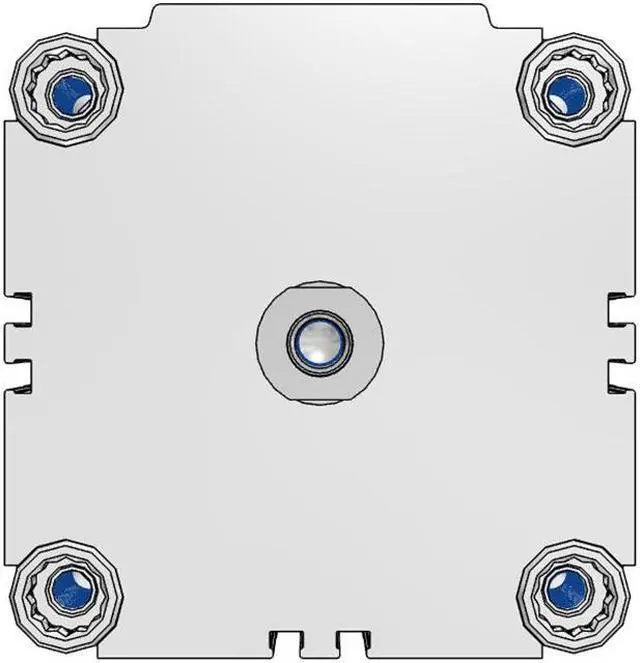 Alt view image 4 of 6 - FESTO ADVU-100-25-P-A Compact Cylinder 156580 Stroke 25 mm