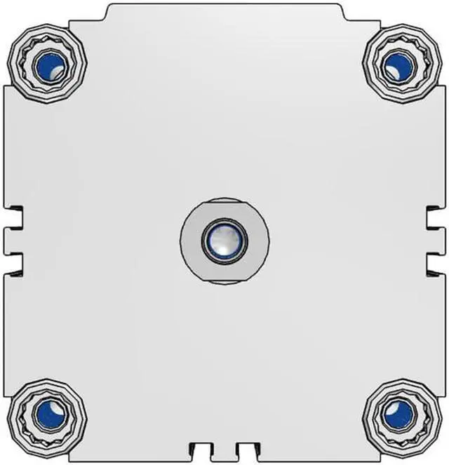 Alt view image 4 of 6 - FESTO ADVU-100-30-P-A Compact Cylinder 156581 Stroke 30 mm
