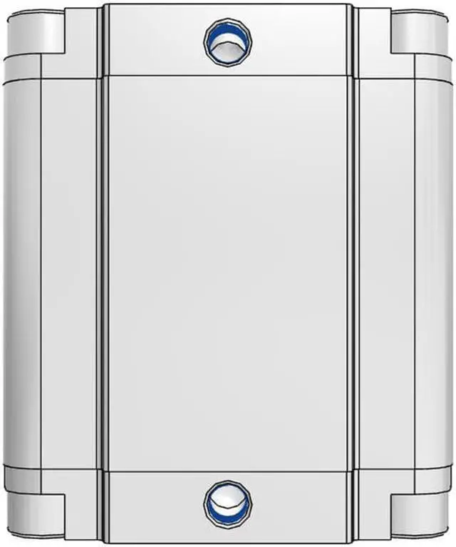 Alt view image 5 of 6 - FESTO ADVU-100-80-P-A Compact Cylinder 156585 Stroke 80 mm