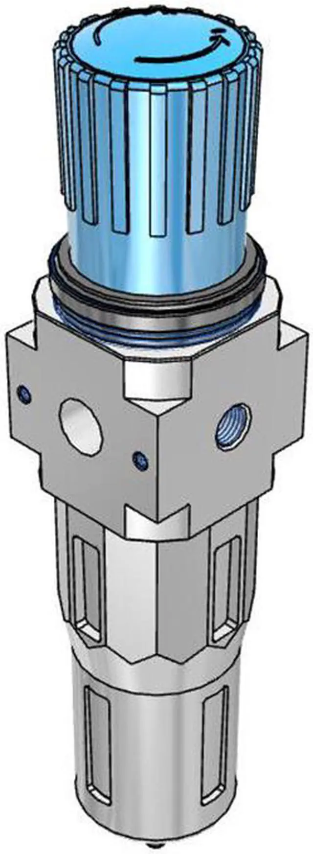 Alt view image 3 of 6 - FESTO LFR-D-MIDI Filter Regulator 546425 Series D