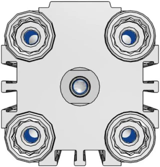 Alt view image 5 of 6 - FESTO ADVU-32-60-P-A Compact Cylinder 156538 Stroke 60mm