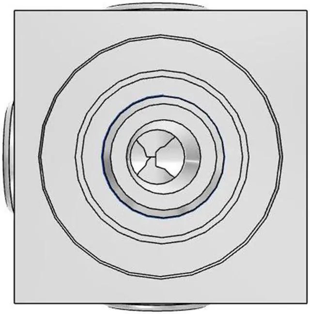 Alt view image 4 of 6 - FESTO GF-1/4 Rotary Distributor 2094 Nominal Size 11.5 mm
