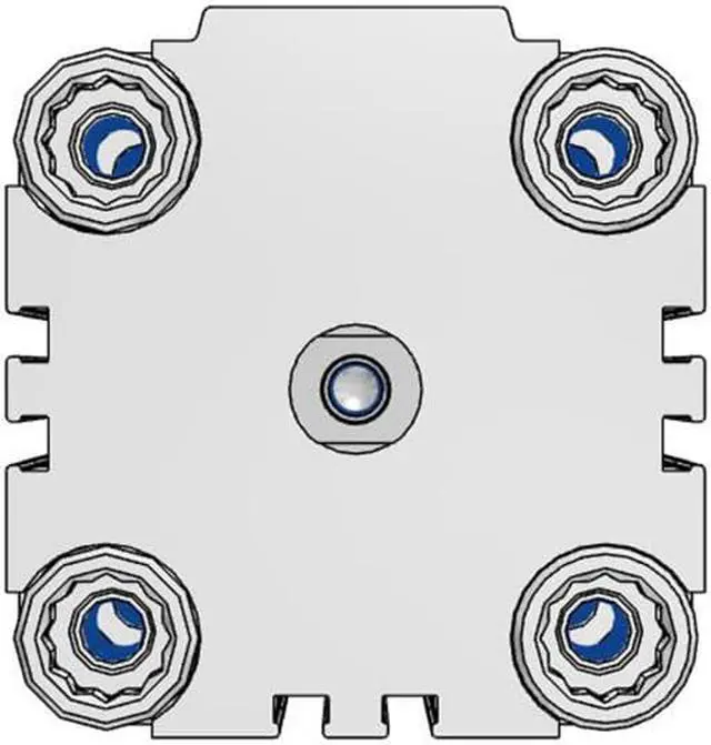 Alt view image 2 of 6 - FESTO ADVU-63-25-P-A Compact Cylinder 156562 Stroke 25mm