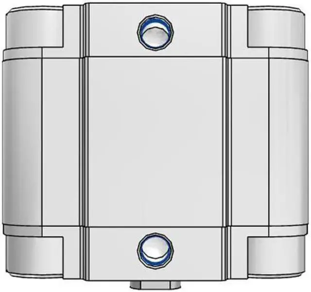 Alt view image 4 of 6 - FESTO ADVU-63-25-P-A Compact Cylinder 156562 Stroke 25mm