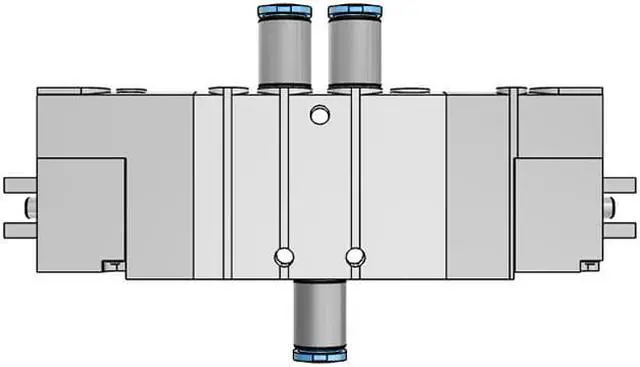 Alt view image 4 of 7 - FESTO CPE10-M1BH-5/3E-QS6-B Solenoid valve 533155 Width 10mm