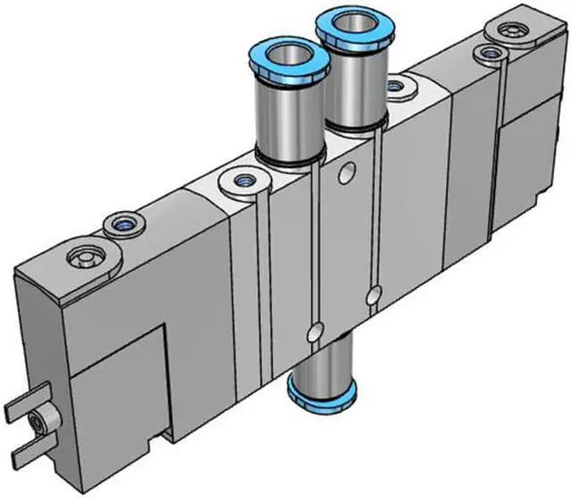 Alt view image 5 of 7 - FESTO CPE10-M1BH-5/3E-QS6-B Solenoid valve 533155 Width 10mm