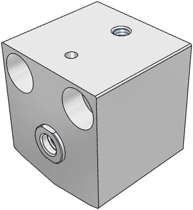 Alt view image 5 of 6 - FESTO AEVC-20-10-I-P Short Stroke Cylinder 188132 Stroke 10mm