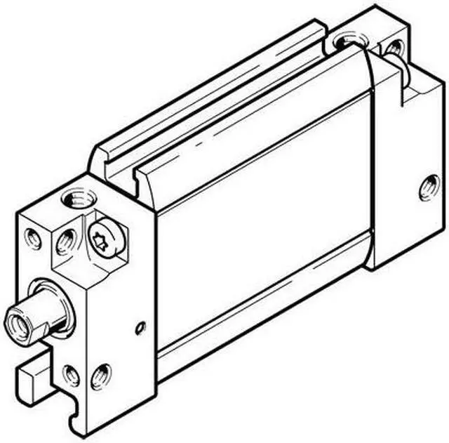 Main image of FESTO DZF-12-100-P-A Flat Cylinder 164008 Stroke 100mm