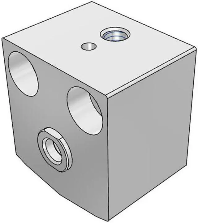 Alt view image 4 of 6 - FESTO AEVC-16-5-I-P Short Stroke Cylinder 188099