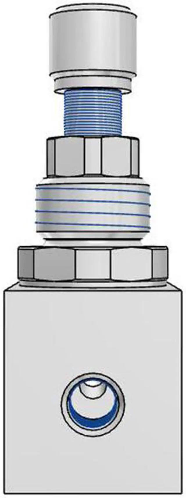 Alt view image 2 of 6 - FESTO GR-M5-B One-way Flow Control Valve 151213 Nominal 2mm