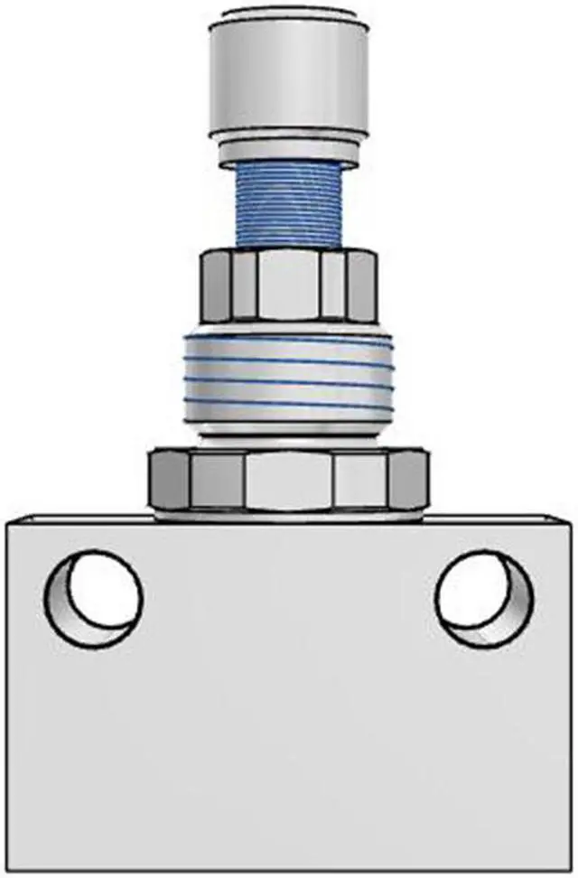 Alt view image 3 of 6 - FESTO GR-M5-B One-way Flow Control Valve 151213 Nominal 2mm