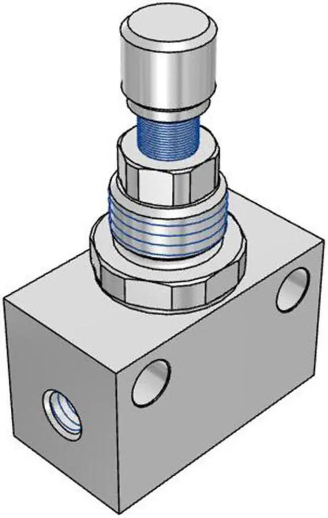 Alt view image 5 of 6 - FESTO GR-M5-B One-way Flow Control Valve 151213 Nominal 2mm