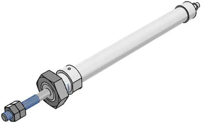Alt view image 4 of 6 - FESTO EG-6-25-PK-3 Round Cylinder 15895 Stroke 25 mm