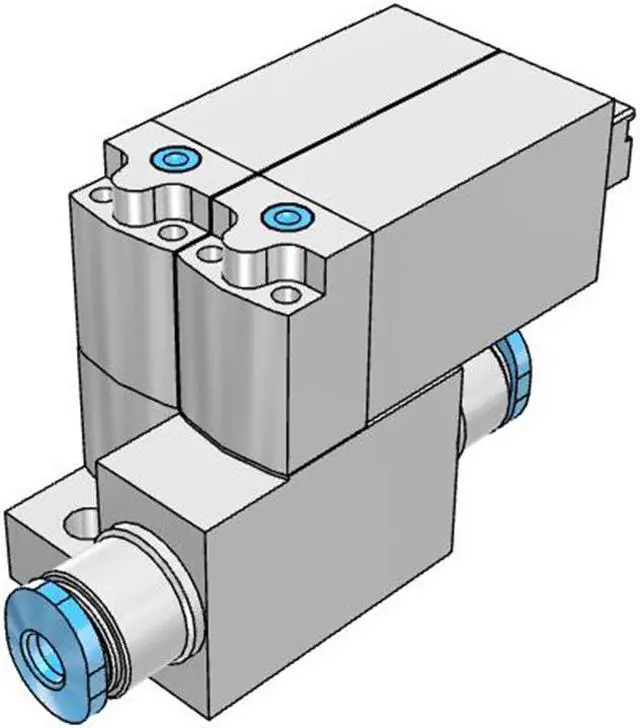 Alt view image 5 of 7 - FESTO MHA1-2X2/2G-1,5-4-4-3 Vacuum Valve 560372 Width 20mm