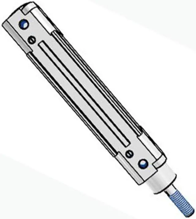 Alt view image 5 of 6 - FESTO DZH-16-30-PPV-A Flat Cylinder 150295