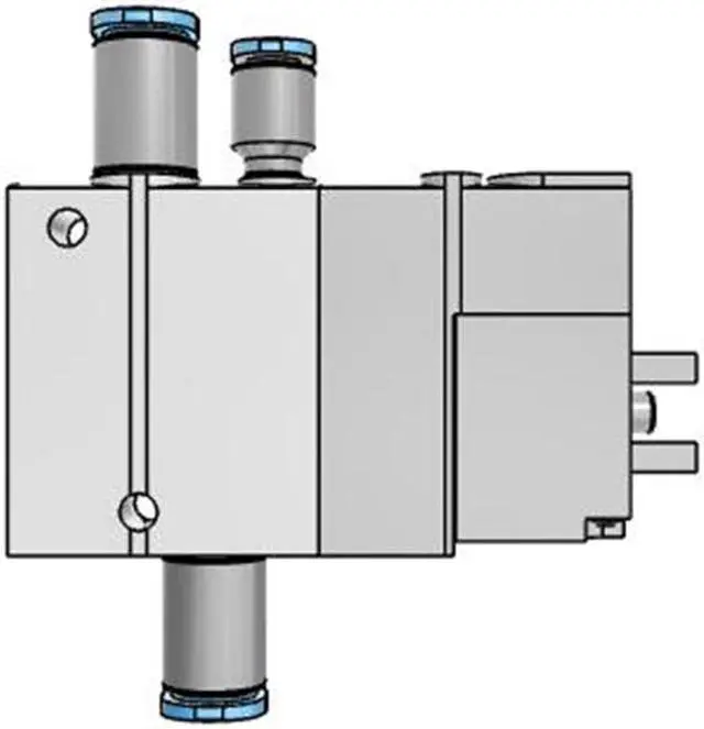 Alt view image 3 of 7 - FESTO CPE10-M1BH-3GLS-QS-6 Solenoid Valve 196850 Width 10mm