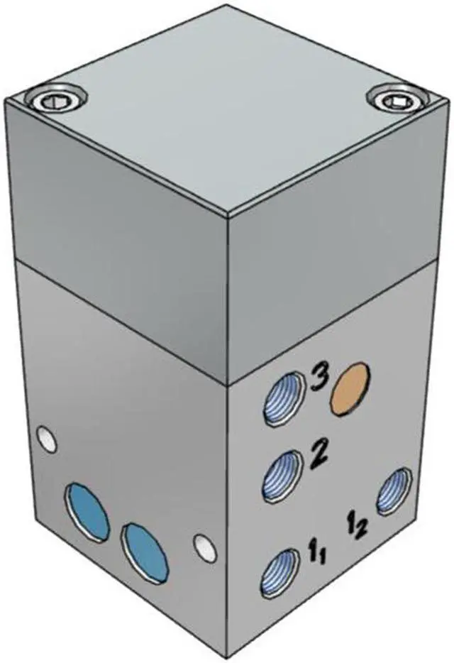 Alt view image 4 of 6 - FESTO ZSB-1/8-B Two-hand control block 576656 4mm