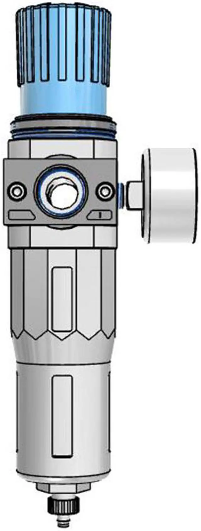 Alt view image 4 of 6 - FESTO LFR-3/4-D-MIDI-A Filter regulator 162685 43CM3