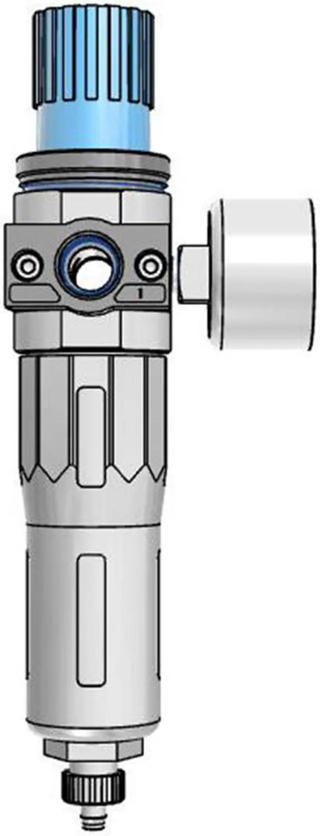 Alt view image 2 of 5 - FESTO LFR-3/8-D-MINI-A Filter Regulator 162684 40 µm